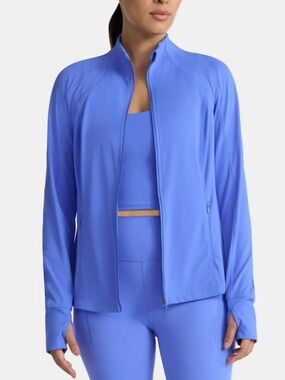 Royal Blue Active Zip Jacket